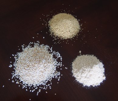 Verschiedene Formen von Amarant.