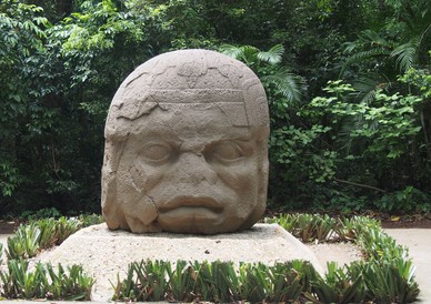 Skulptur der Olmeca