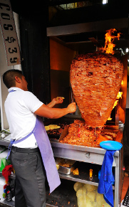 Tacos al pastor.
