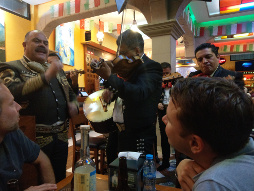 Mariachis in Action.